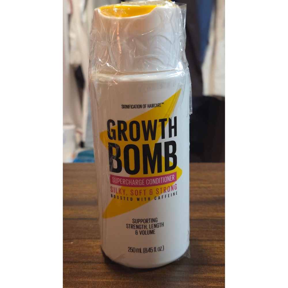 Growth Bomb Supercharge Conditioner 250ml Caffeine Yerba Mate Hair Growth